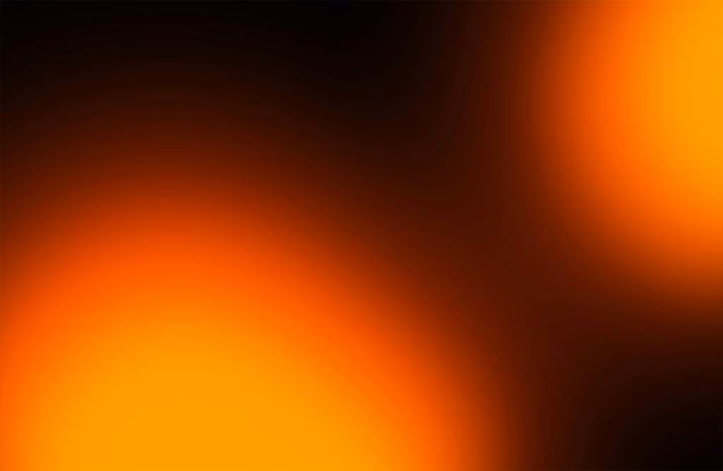 Abstract warm orange and black gradient